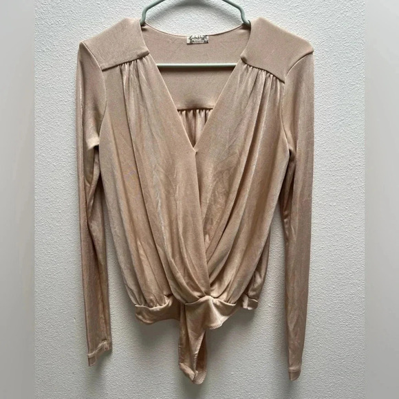 Free People Turnt Bodysuit in Blossom Pearl - Picture 3 of 7